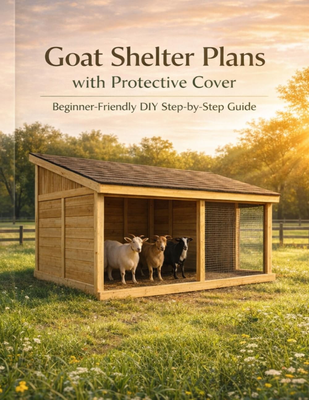 ler totalmente Goat Shelter Plans with Protective Cover: Beginner-Friendly DIY Step-by-Step Guide