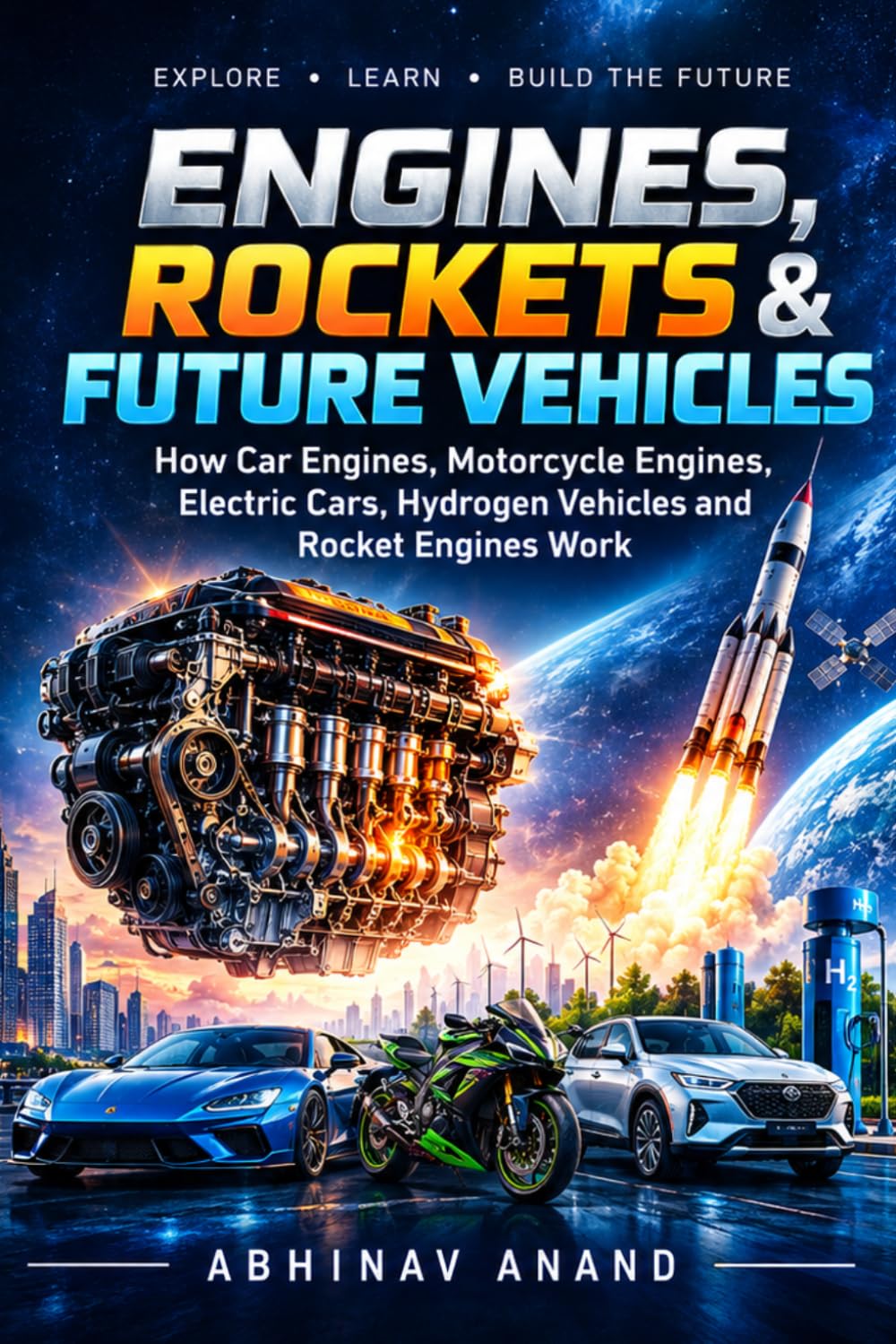 Engines, Rockets & Future Vehicles: How Car Engines, Motorcycle Engines, Electric Cars, Hydrogen Vehicles and Rocket Engines Work