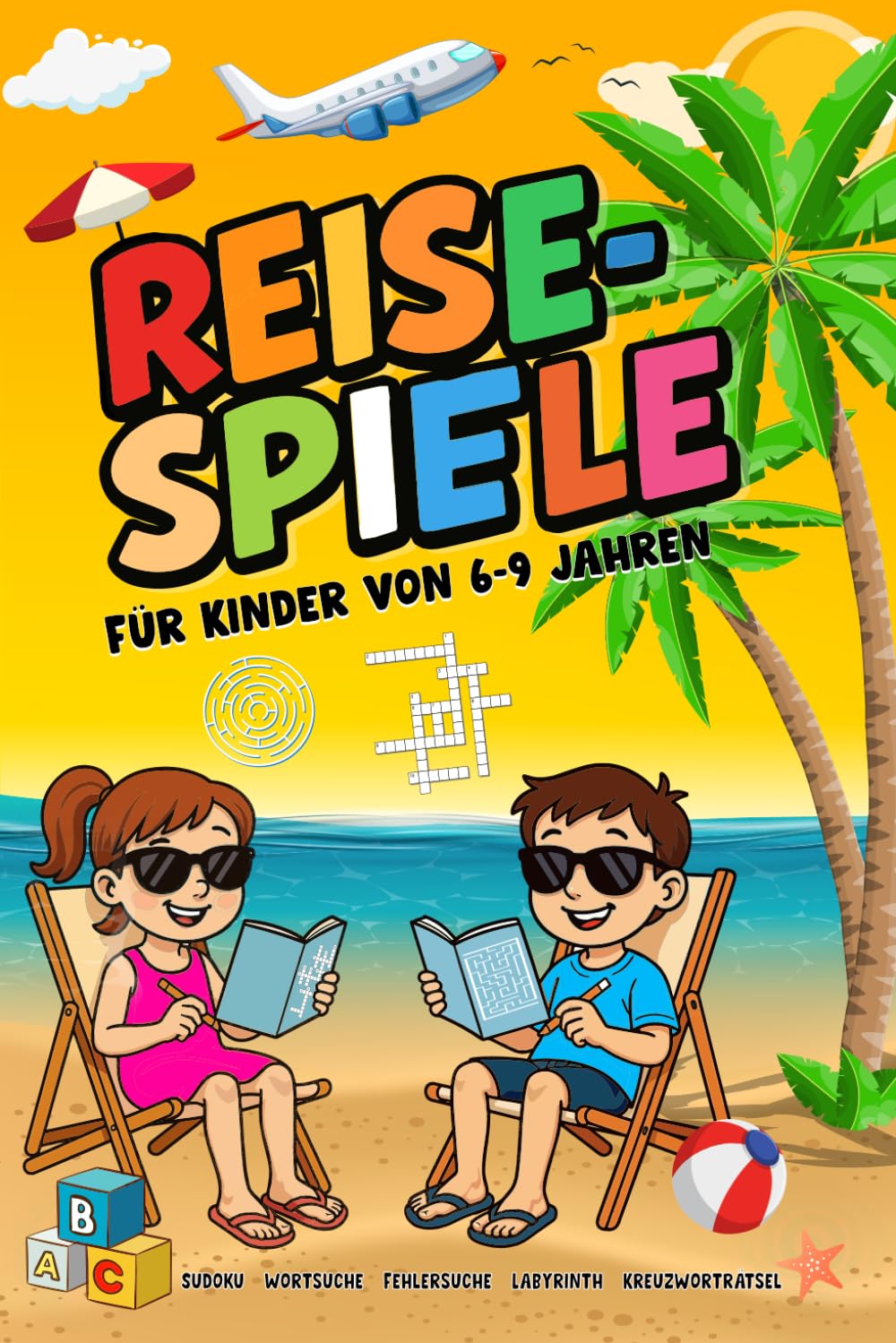capítulo por capítulo baixar Reisespiele für Kinder von 6-9 Jahre: Die beliebtesten Reisespiele in einem Buch: Sudoku, Kreuzworträtsel, Bingo, Labyrinth, Buchstabensalat, Wortsuchrätsel uvm. (German Edition)