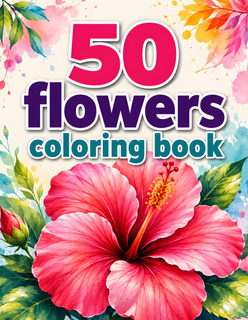 capítulo por capítulo baixar 50 Flowers Coloring Book: Bold And Easy Beautiful Flower Design For Relaxation And Stress Relief