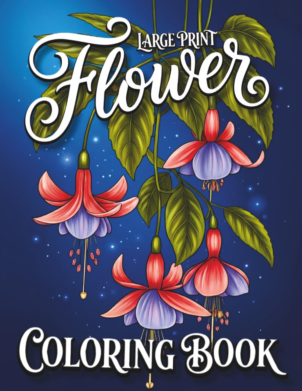 capítulo por capítulo baixar Large Print Flower Coloring Book: A Beautiful Collection of Floral Bouquets, Wreaths, Mandalas & Botanical Designs for Relaxation, Stress Relief and Creative Coloring