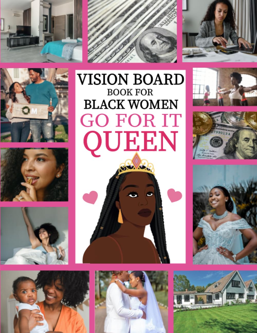 ler totalmente Vision Board Book for Black Women: Go for it Queen
