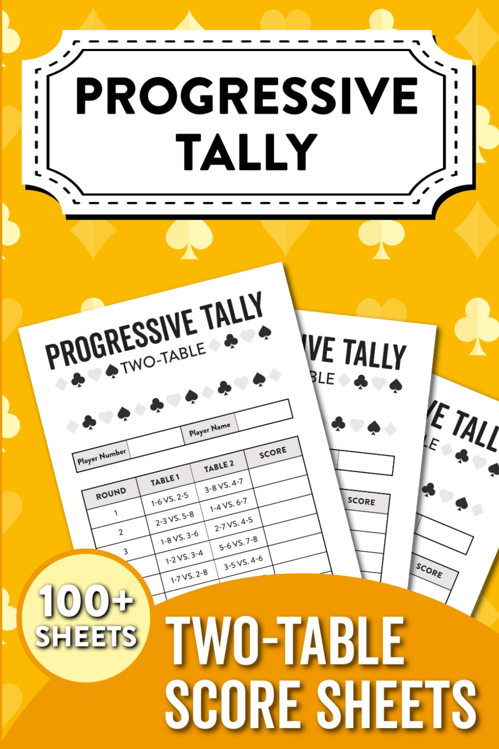 Progressive Tally Two-Table Score Sheet Book: Perfect for Scoring Progressive Games like Euchre or Bridge baixar livro de graça