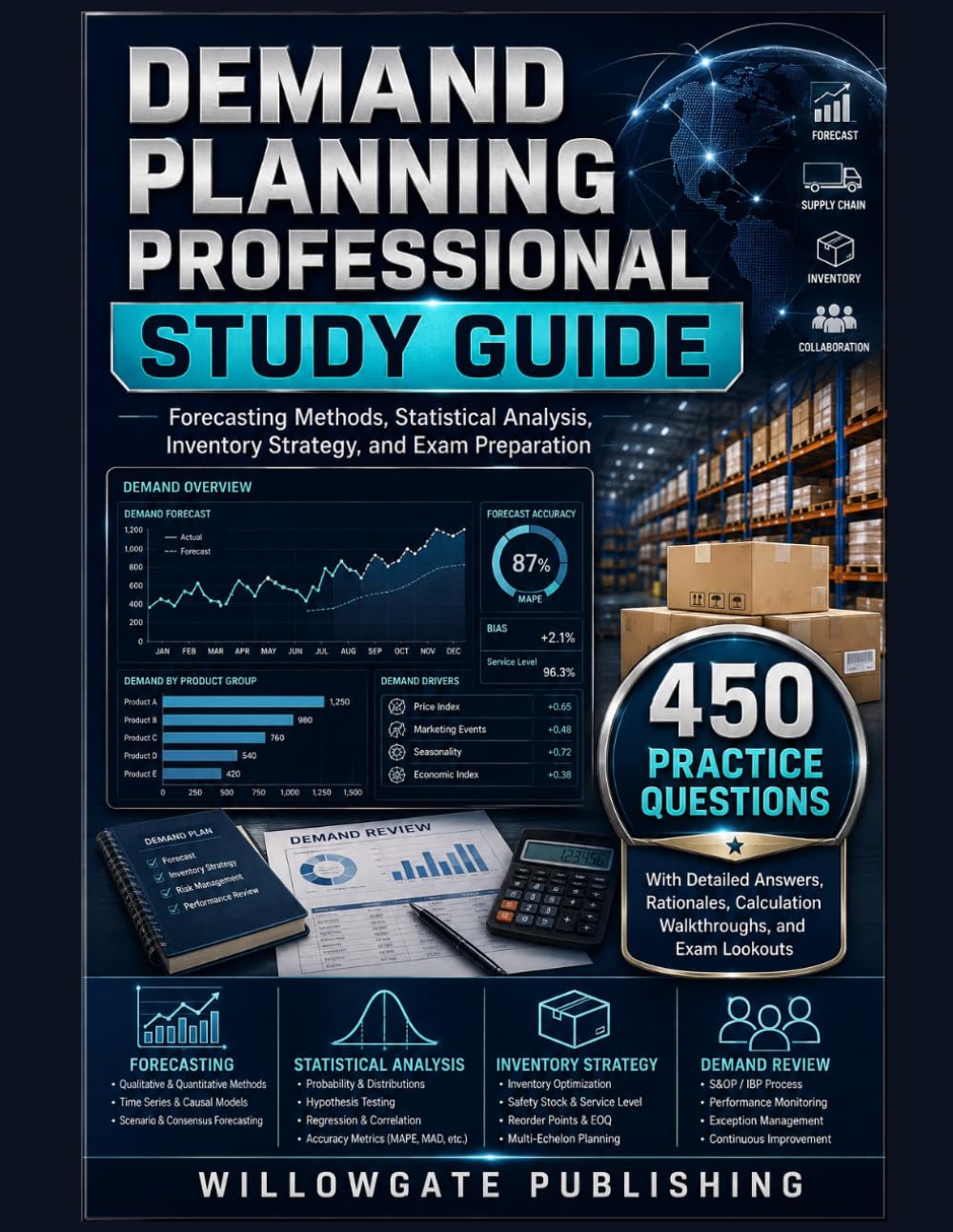 DEMAND PLANNING PROFESSIONAL STUDY GUIDE: Forecasting Methods, Statistical Analysis, Inventory Strategy, and Exam Preparation baixar livro de graça