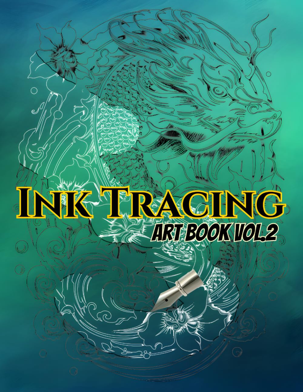 ler totalmente Ink Tracing Art Book Vol. 2: Tattoo-Inspired Designs: 50 Tattoo-Inspired Designs for Creative Relaxation and Skillful Tracing