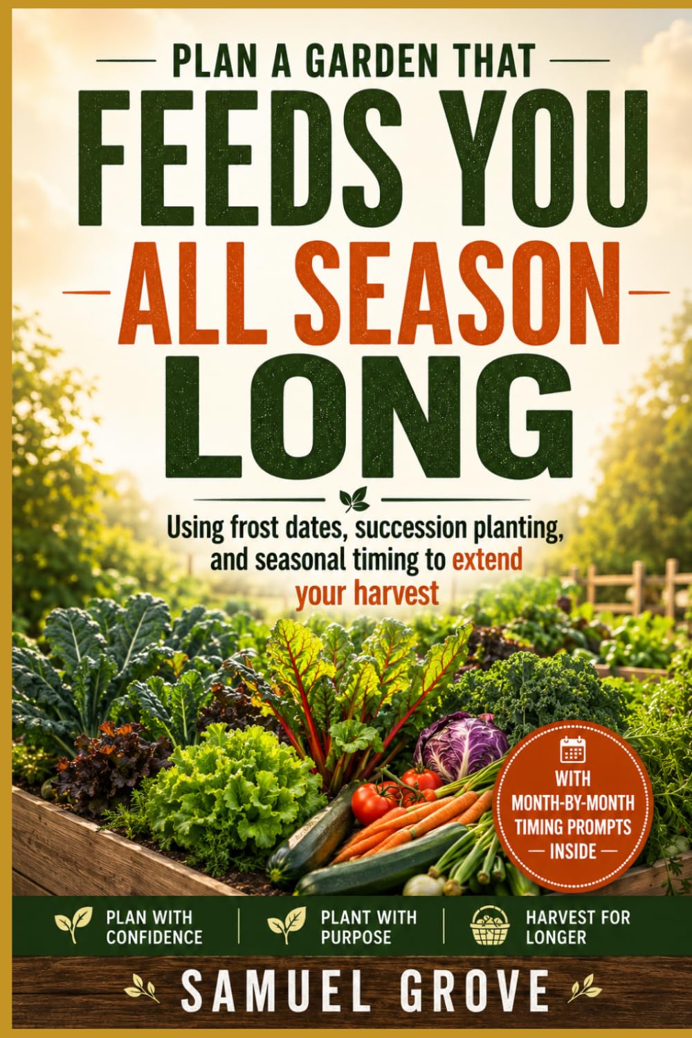 ler totalmente Planning a Garden That Feeds All-Season Long: Using frost dates, succession planting, and seasonal timing to extend your harvest