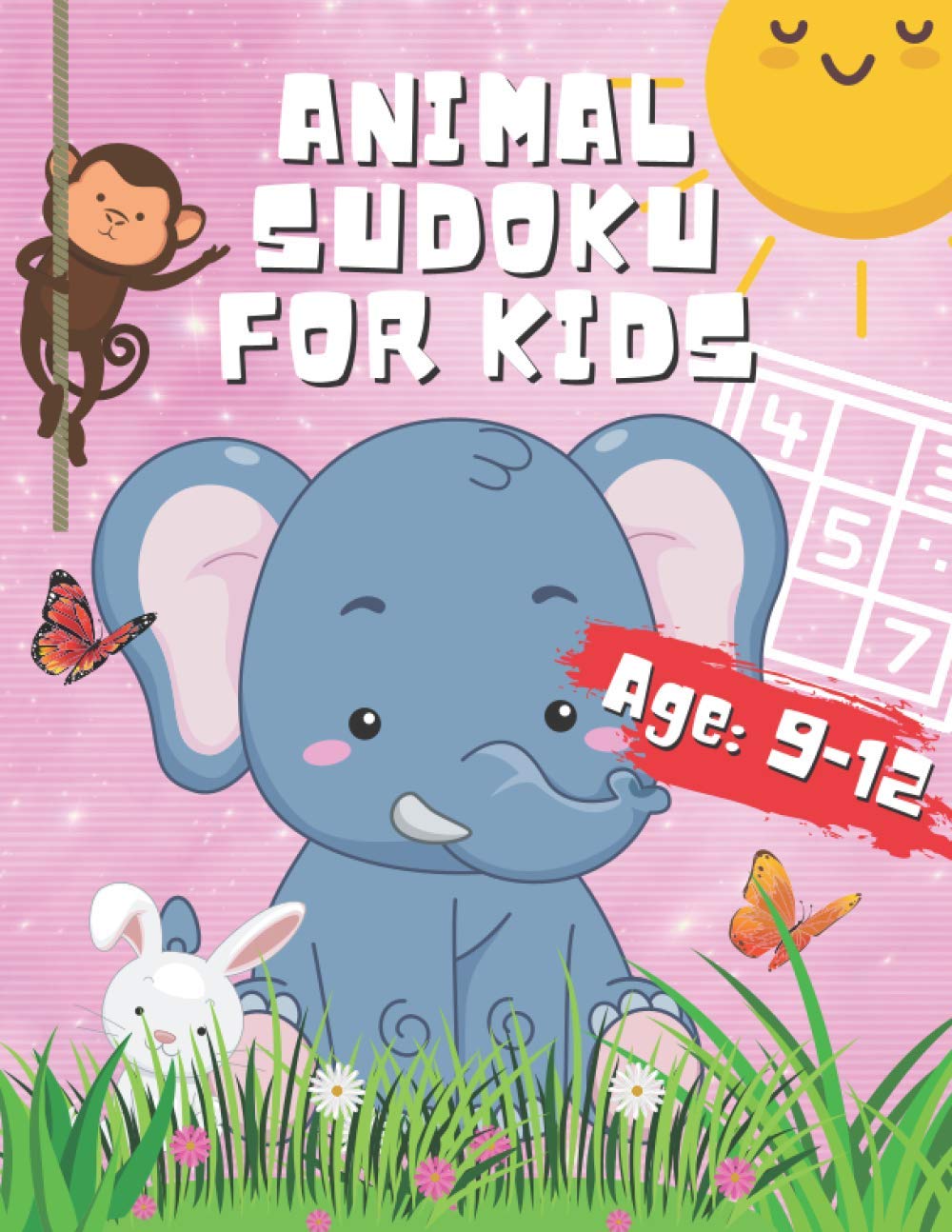 ler totalmente Animal Sudoku for Kids: 110 Fun Sudoku Puzzles from Easy to Hard | Large Print, 8.5” x 11” Page and Full Solutions Answers