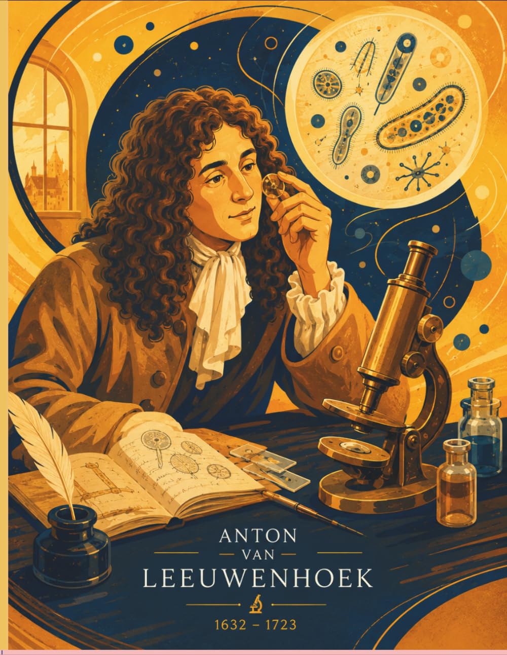 capítulo por capítulo baixar Biology Notebook: Anton van Leeuwenhoek: A Vintage Science Notebook of 120 ruled pages for Students