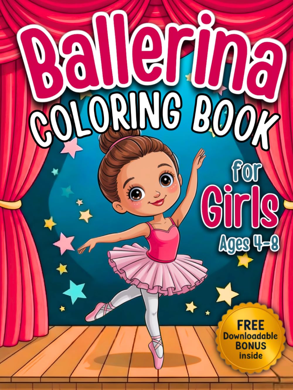 Ballerina Coloring Book for Girls Ages 4-8: Whimsical Ballet Moments for Young Dancers Who Love to Twirl and Shine (Ballerina Books for Girls Ages 4-8) baixar o livro de graça