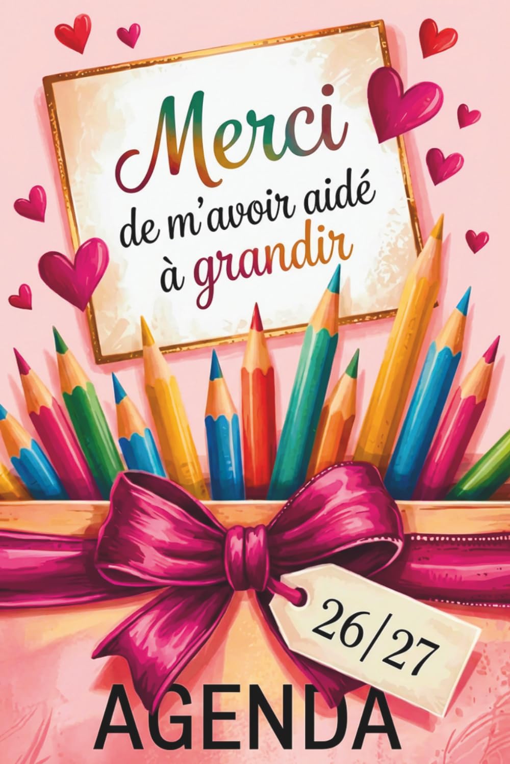 Merci De M'avoir Aidé À Grandir: Joli Planificateur Semainier Original, Pratique, Utile | AGENDA MAITRESSE 2026 2027 (French Edition) baixar o livro de graça