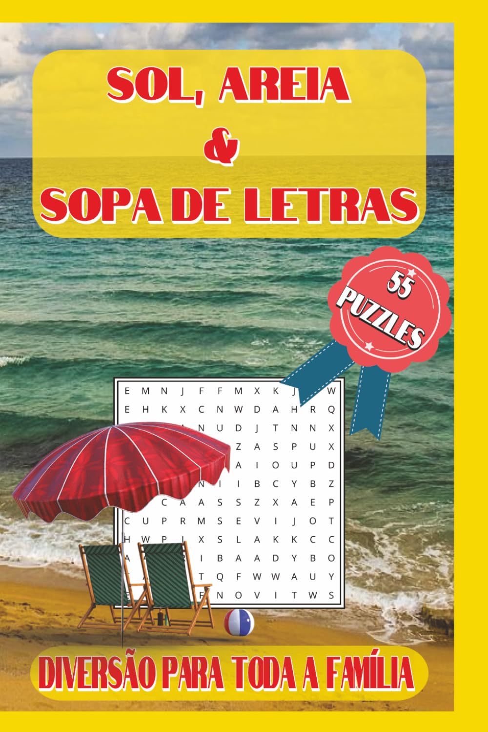 Sol, Areia & Sopa de Letras 55 Puzzles para Toda a Família: Diversão Para Toda A Família (Portuguese Edition) baixar o livro de graça