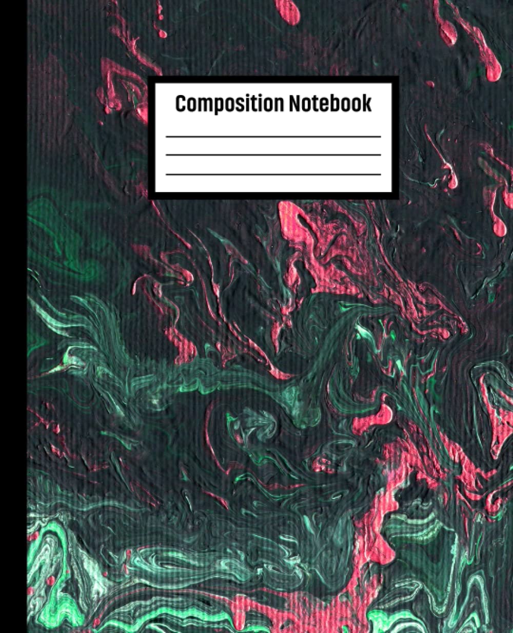 Composition Notebook: Kids-Teens- and Students- Colorful-.7.5 x 9.25 Inches- Soft Matte Cover-110 Wide-ruled lined pages Purple Turquoise Liquid Marble Composition Notebook baixar o livro de graça