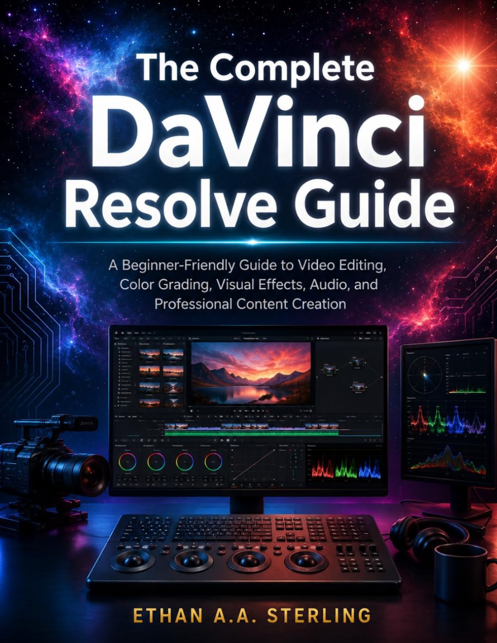 ler totalmente The Complete DaVinci Resolve Guide: A Beginner-Friendly Guide to Video Editing, Color Grading, Visual Effects, Audio, and Professional Content Creation