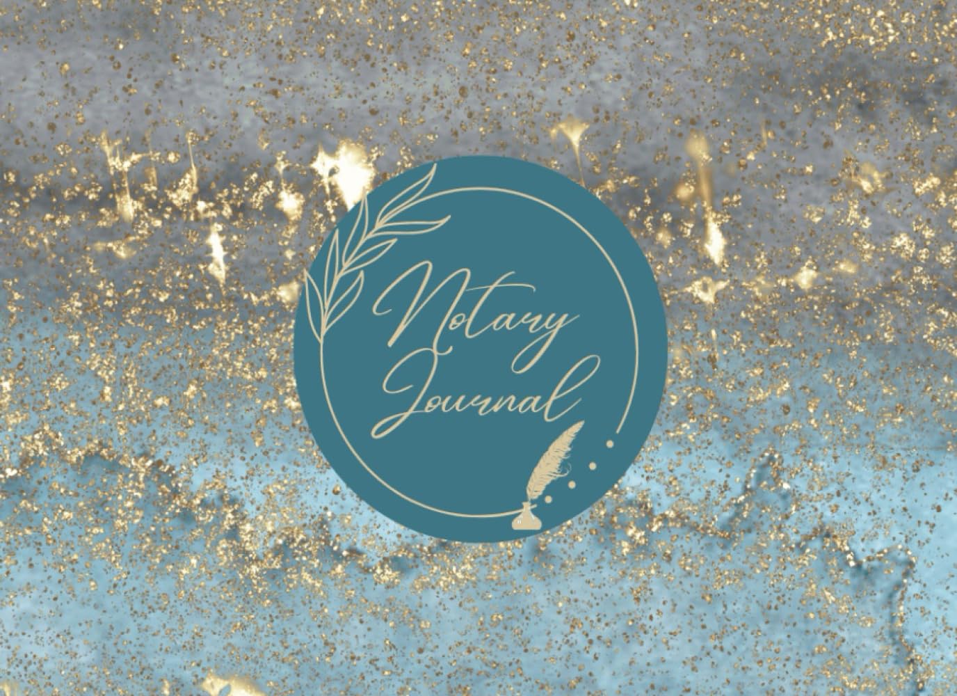 Notary Journal: Official Notary Log Book To Record Notarial Acts | Pocket Size | Notary Public Record Book For Women | Teal Aqua & Gold baixar o livro de graça