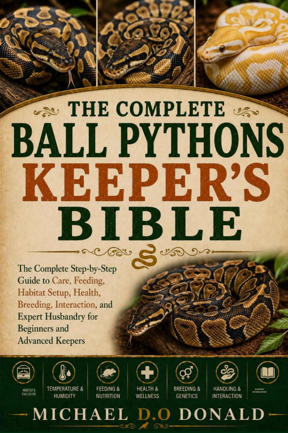 The Complete Ball Pythons Keeper's Bible: The Complete Step-by-Step Guide to Care, Feeding, Habitat Setup, Health, Breeding, Interaction, and Expert Husbandry for Beginners and Advanced Keepers baixar livro de graça