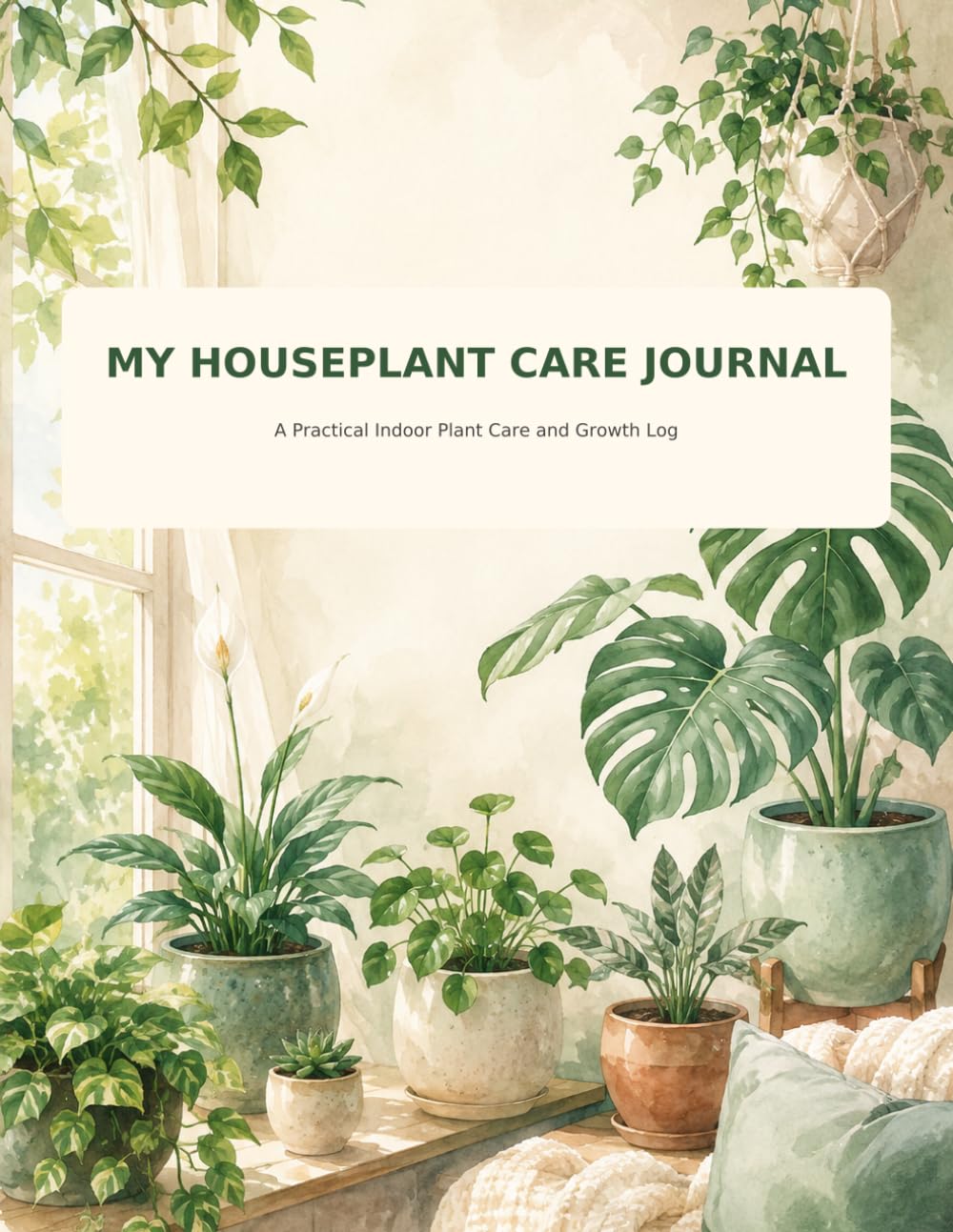 ler totalmente My Houseplant Care Journal: A Practical Indoor Plant Care and Growth Log