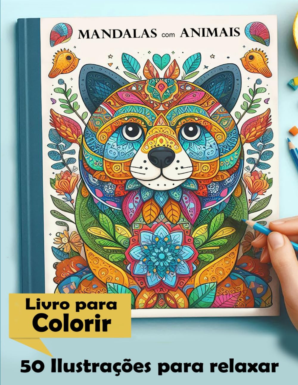 Mandalas com Animais: 50 Ilustrações para relaxar (Portuguese Edition) baixar livro de graça