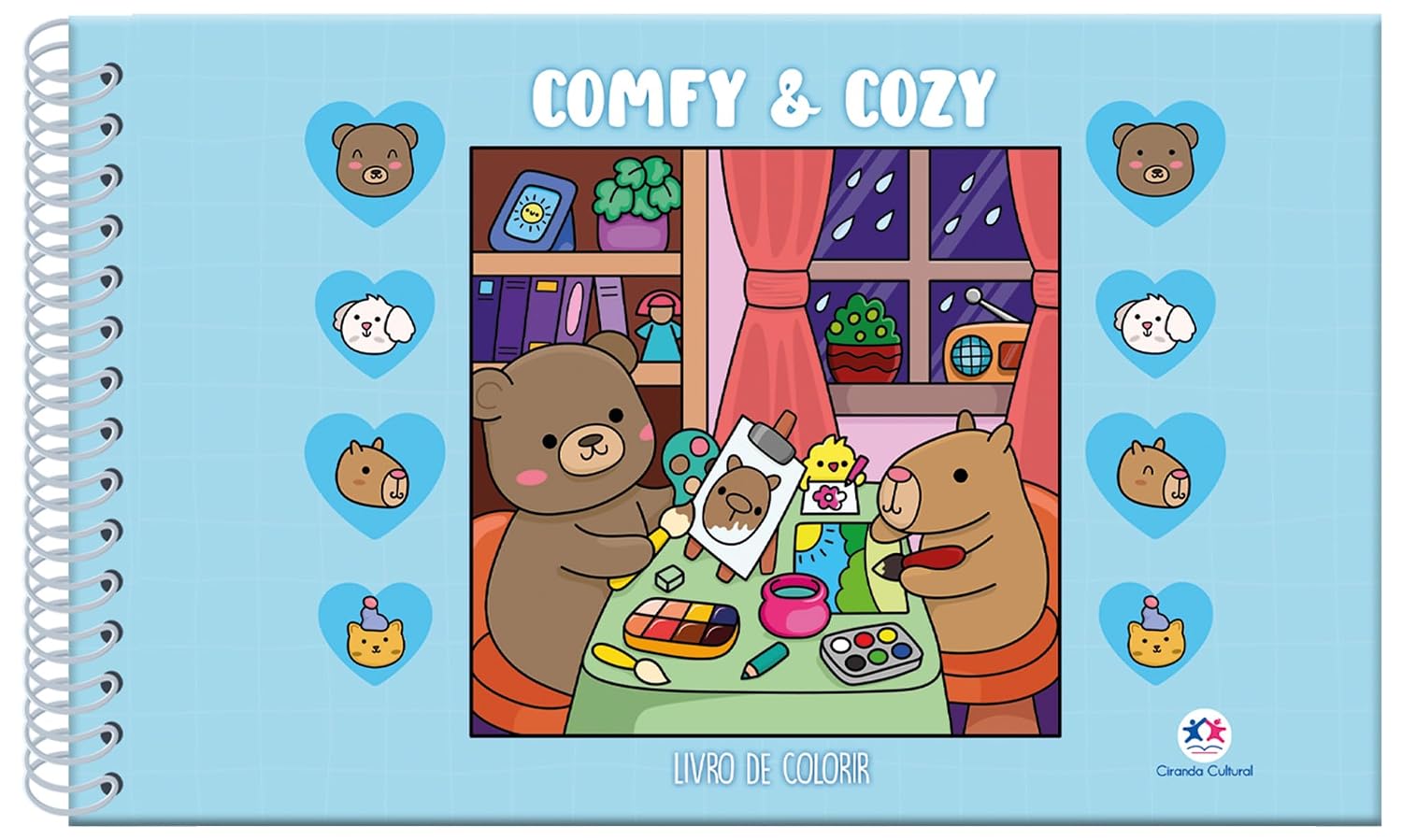Comfy and Cozy Blue - Para Colorir baixar o livro de graça