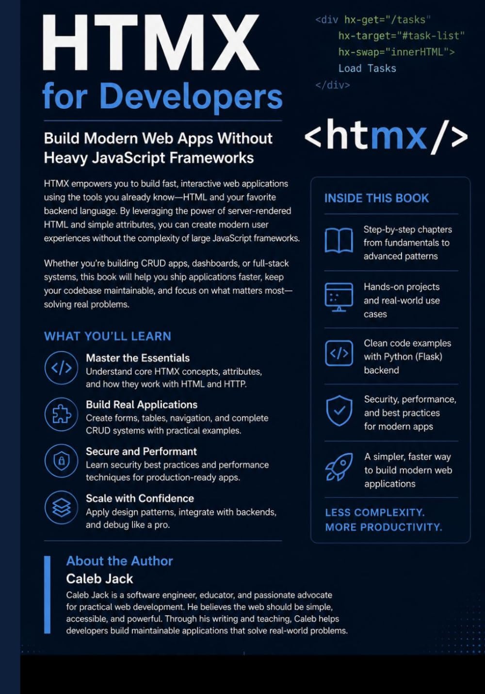 HTMX for Developers: Build Modern Web Apps Without Heavy JavaScript Frameworks baixar o livro de graça