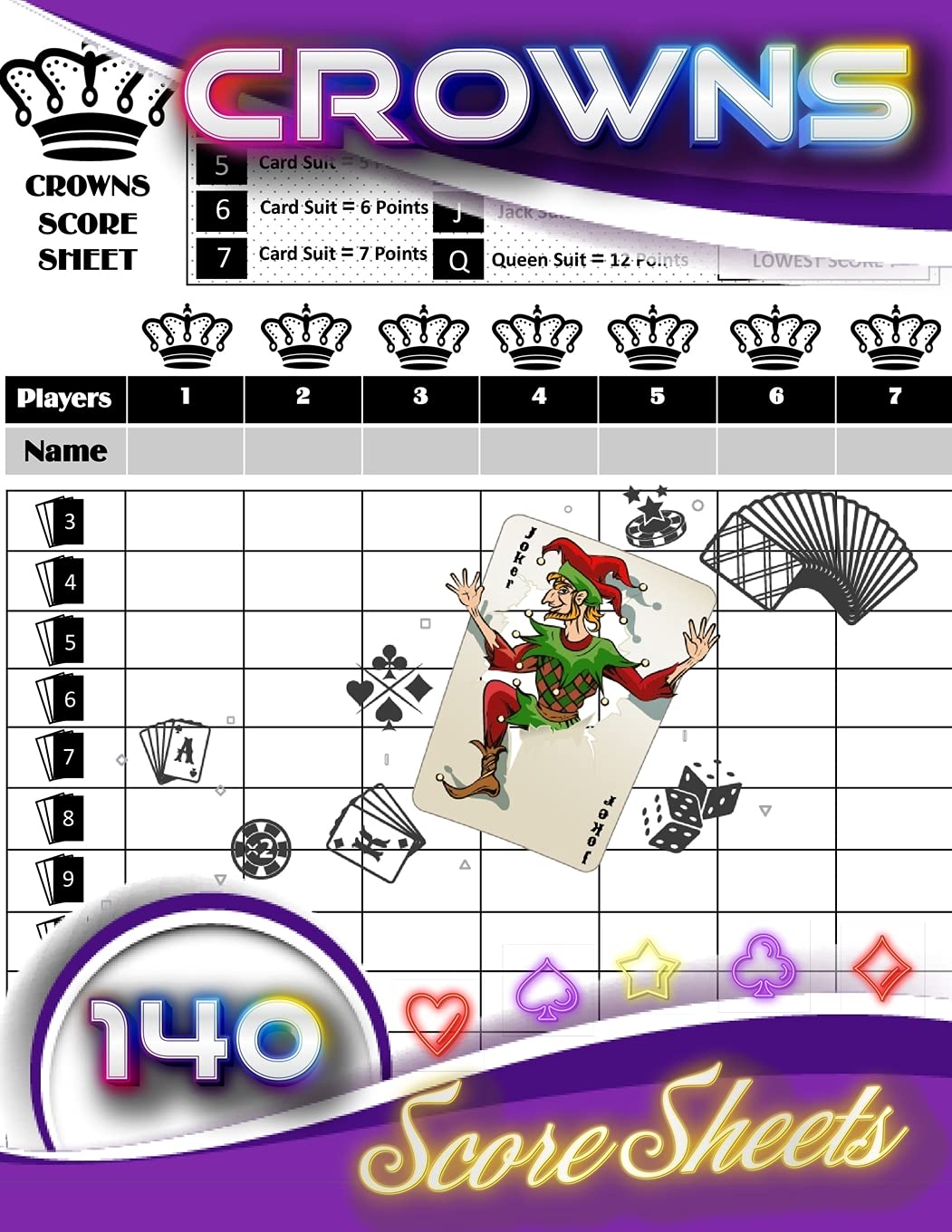 ler totalmente Crowns Score Sheet