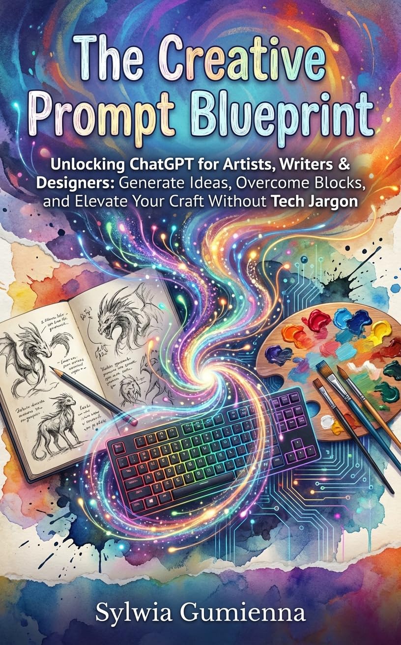 ler totalmente The Creative Prompt Blueprint: Unlocking ChatGPT for Artists, Writers & Designers: Generate Ideas, Overcome Blocks, and Elevate Your Craft Without Tech Jargon (English Edition)