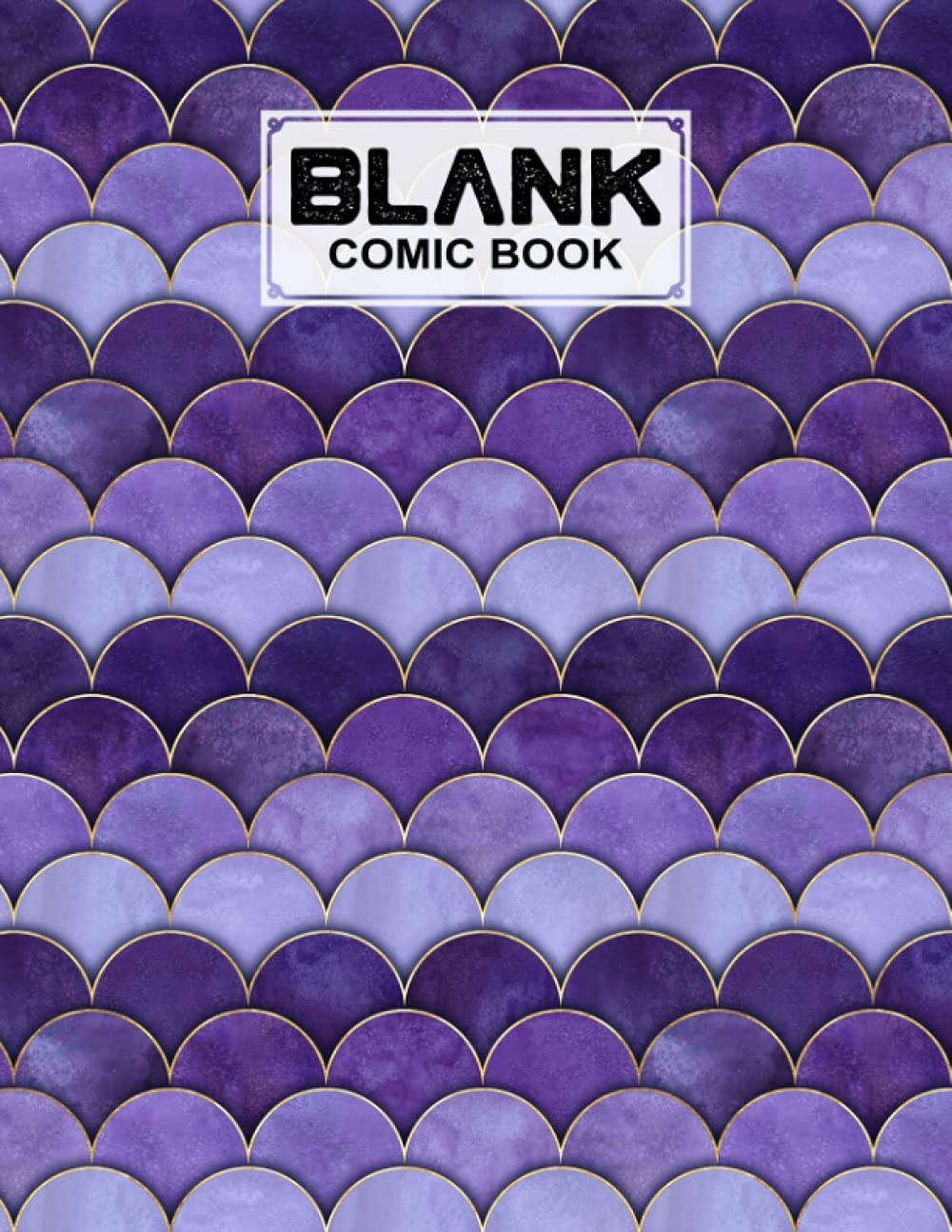 ler totalmente Blank Comic Book: Mermaid Glitter Scales Cover, Draw Your Own Comics - 120 Pages of Fun and Unique Templates - A Large 8.5" x 11" Notebook by Hubert Freitag