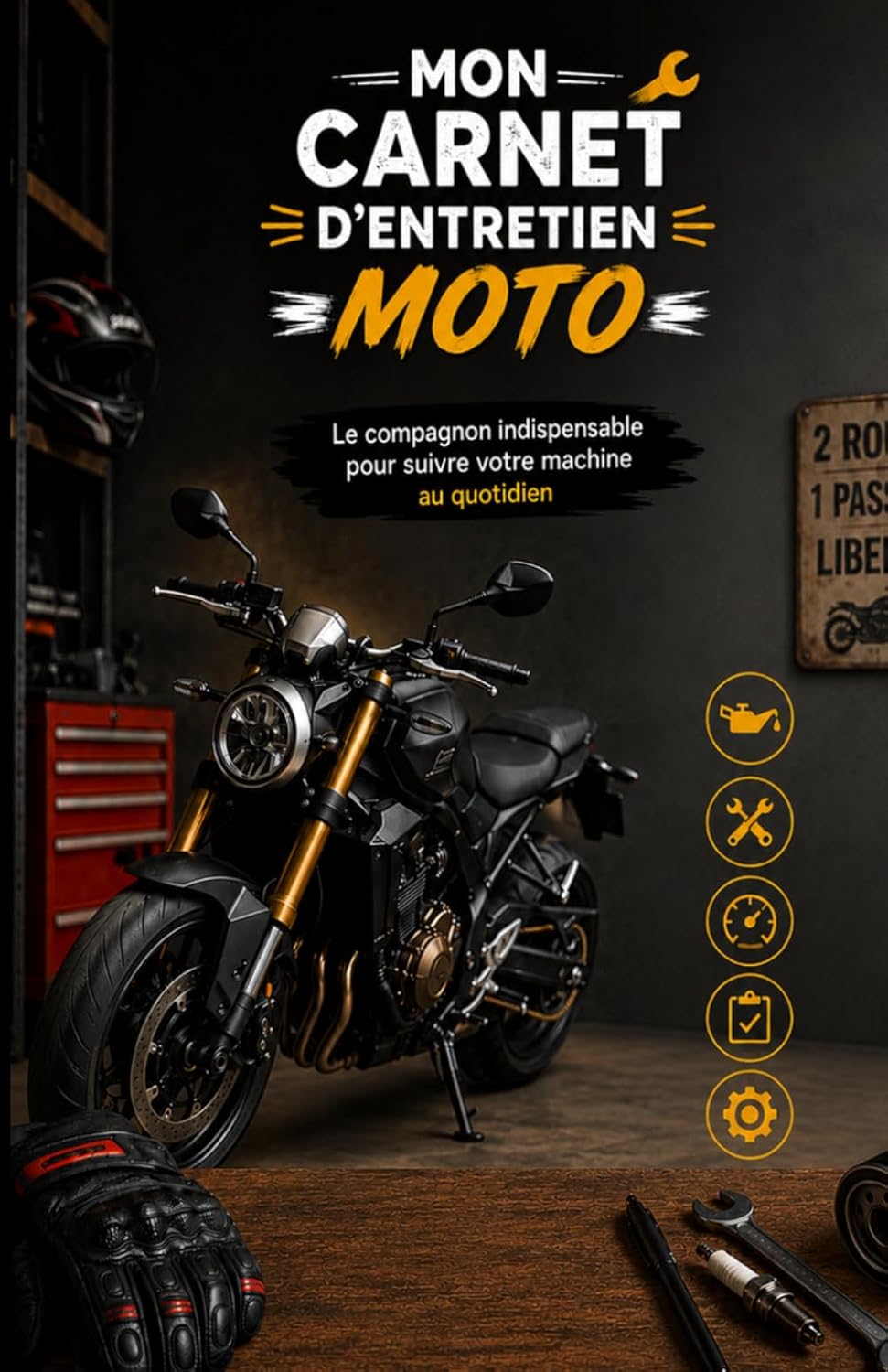 Mon carnet d'entretien moto: Le compagnon indispensable pour suivre votre machine au quotidien (French Edition) baixar o livro de graça