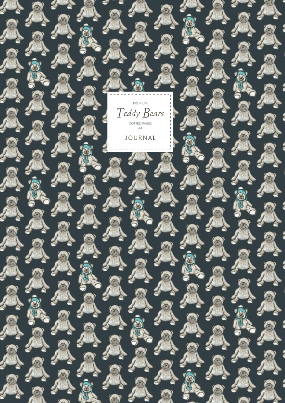 ler totalmente Teddy Bears Journal - Dotted Pages - A4 - Premium: (Dark Edition) Journal 192 dot grid page (A4 / 8.27x11.69 inches / 21x29.7cm / Large)