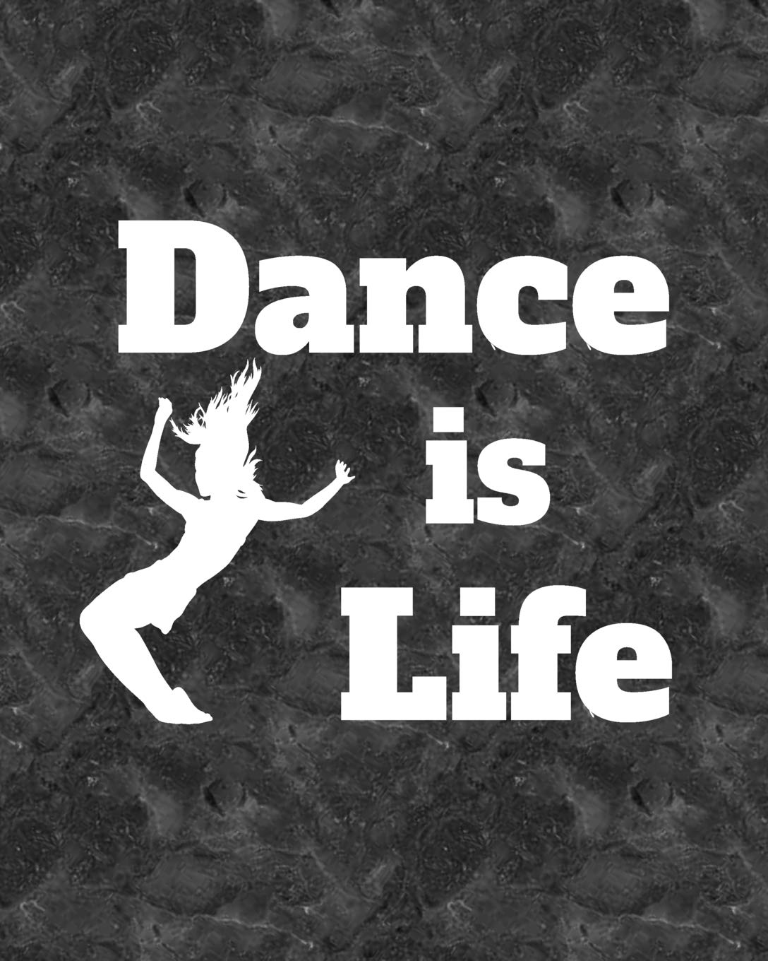 ler totalmente Dance Is Life: Life Planner - Journal for Dancers - 8 X 10 Dot Grid Notebook, 160 Pages - Daily, Weekly, Monthly Personal Planner