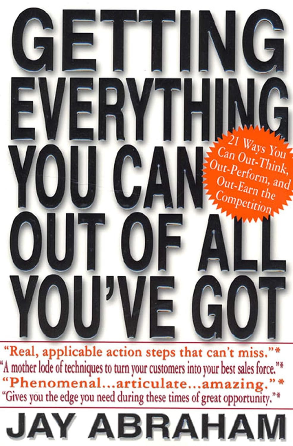 ler totalmente Getting Everything You Can Out of All You've Got: 21 Ways You Can Out-Think, Out-Perform, and Out-Earn the Competition