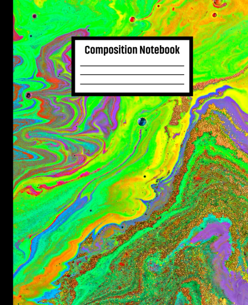 Composition Notebook: Kids-Teens- and Students- Colorful-.7.5 x 9.25 Inches- Soft Matte Cover-110 Wide-ruled lined pages Purple Turquoise Liquid Marble Composition Notebook baixar o livro de graça