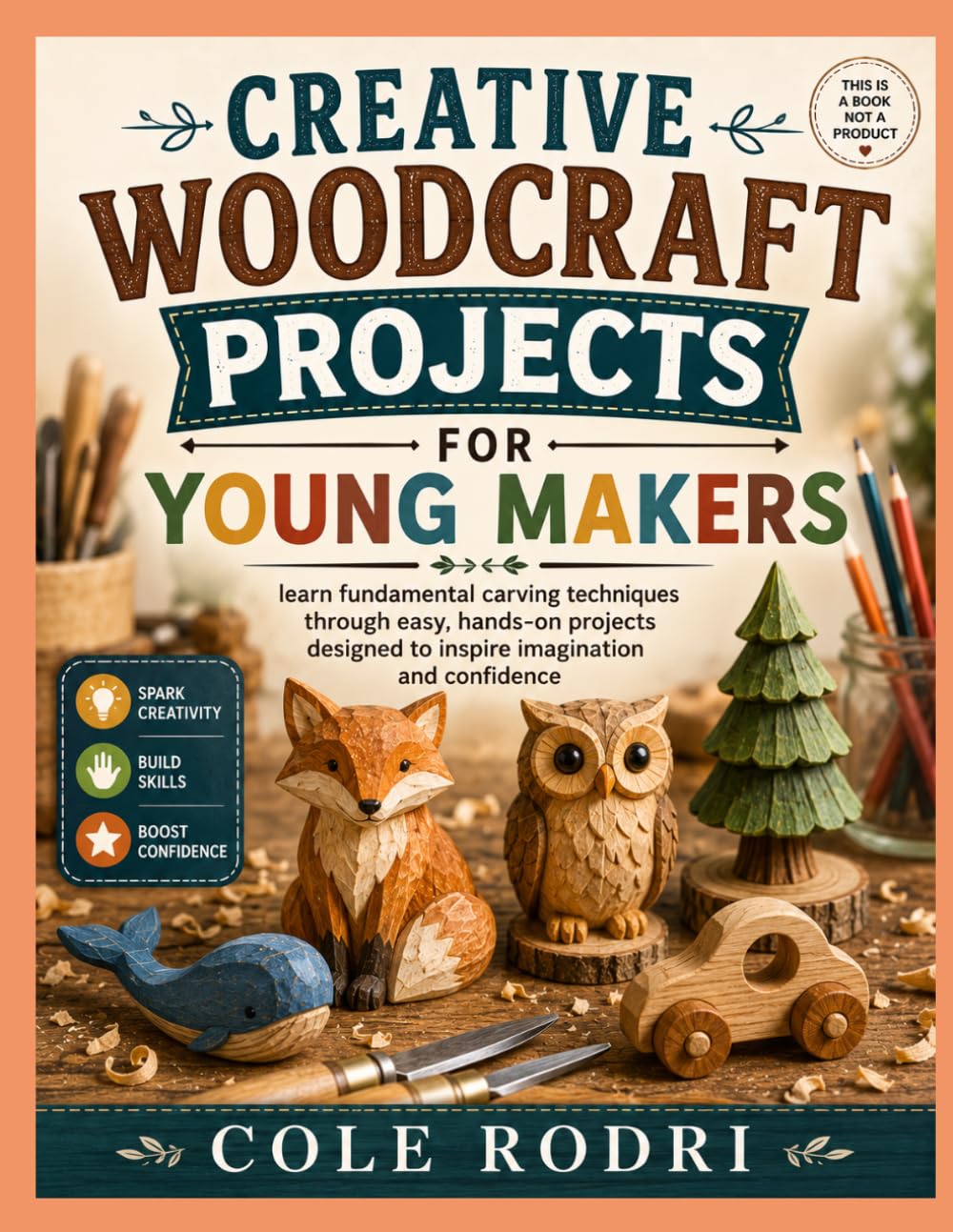 CREATIVE WOODCRAFT PROJECTS FOR YOUNG MAKERS: Learn Fundamental Carving Techniques Through Easy, Hands-On Projects Designed to Inspire Imagination and Confidence baixar livro de graça