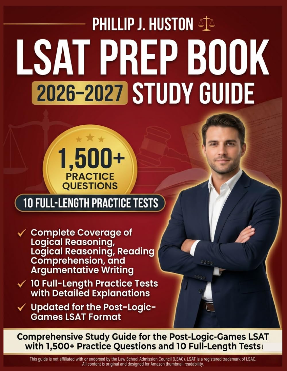 LSAT Prep Book 2026–2027: Comprehensive Study Guide for the Post-Logic-Games LSAT with 1,500+ Practice Questions and 10 Full-Length Tests baixar o livro de graça