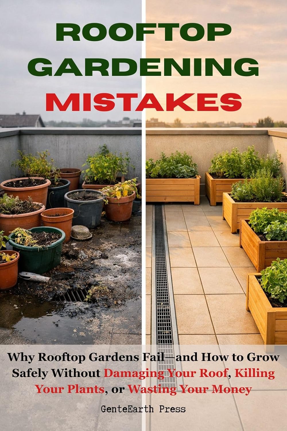 ler totalmente Rooftop Gardening Mistakes: Why Rooftop Gardens Fail—and How to Grow Safely Without Damaging Your Roof, Killing Your Plants, or Wasting Your Money (English Edition)