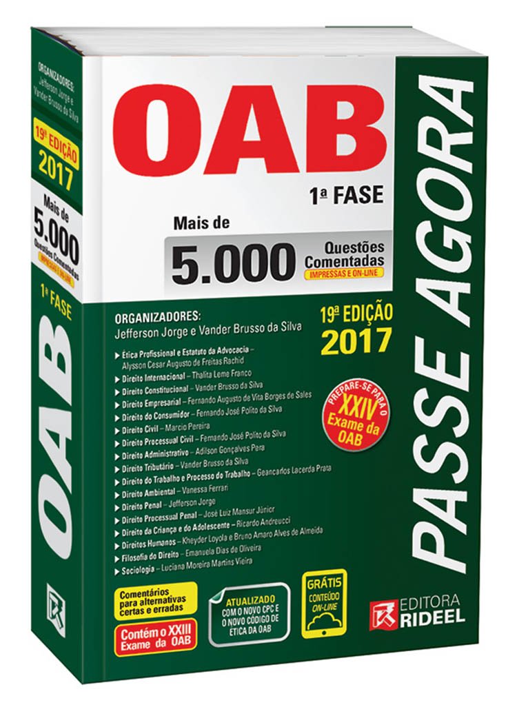 Passe Agora OAB 1a Fase - 5.000 Questões Comentadas baixar o livro de graça