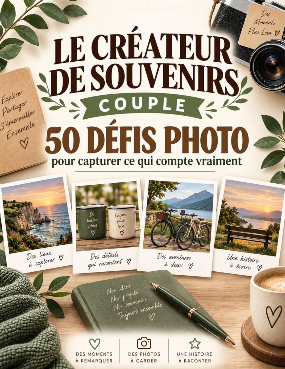 Le Créateur de Souvenirs Couple: Livre Couple avec 50 Défis Photo à Remplir à Deux pour Raconter Notre Histoire d’Amour (French Edition) baixar o livro de graça