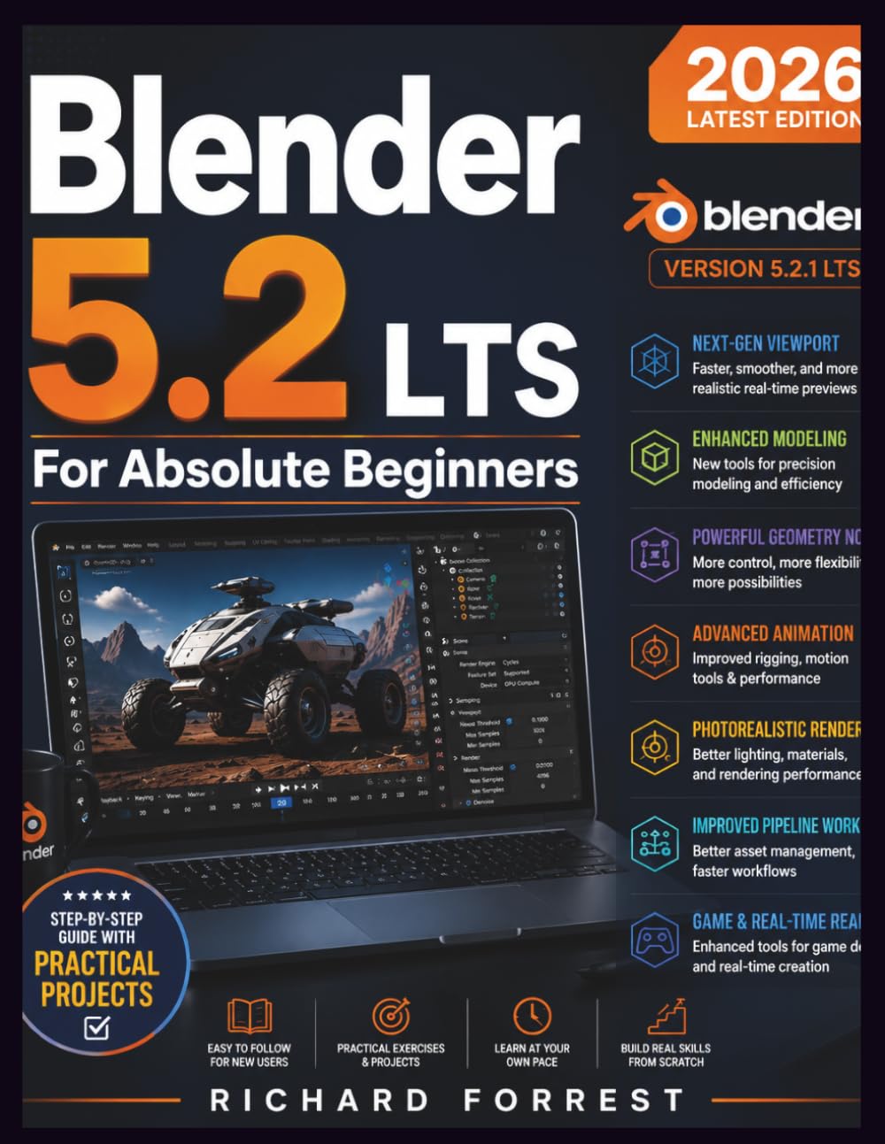 Blender 5.2 LTS User Guide for Beginners: Master 3D Modeling, Animation, Rendering, Sculpting, and Creative Projects with Confidence: 56 baixar o livro de graça