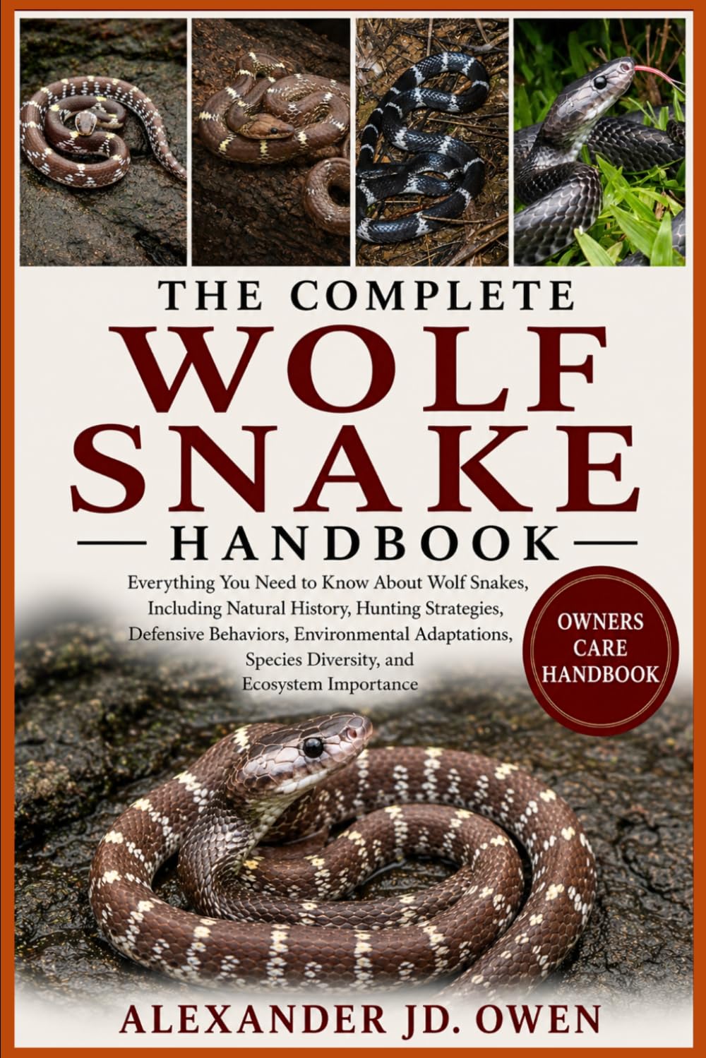 ler totalmente The Complete Wolf Snake Handbook: Everything You Need to Know About Wolf Snakes, Including Natural History, Hunting Strategies, Defensive Behaviors,... Species Diversity, and Ecosystem Importance