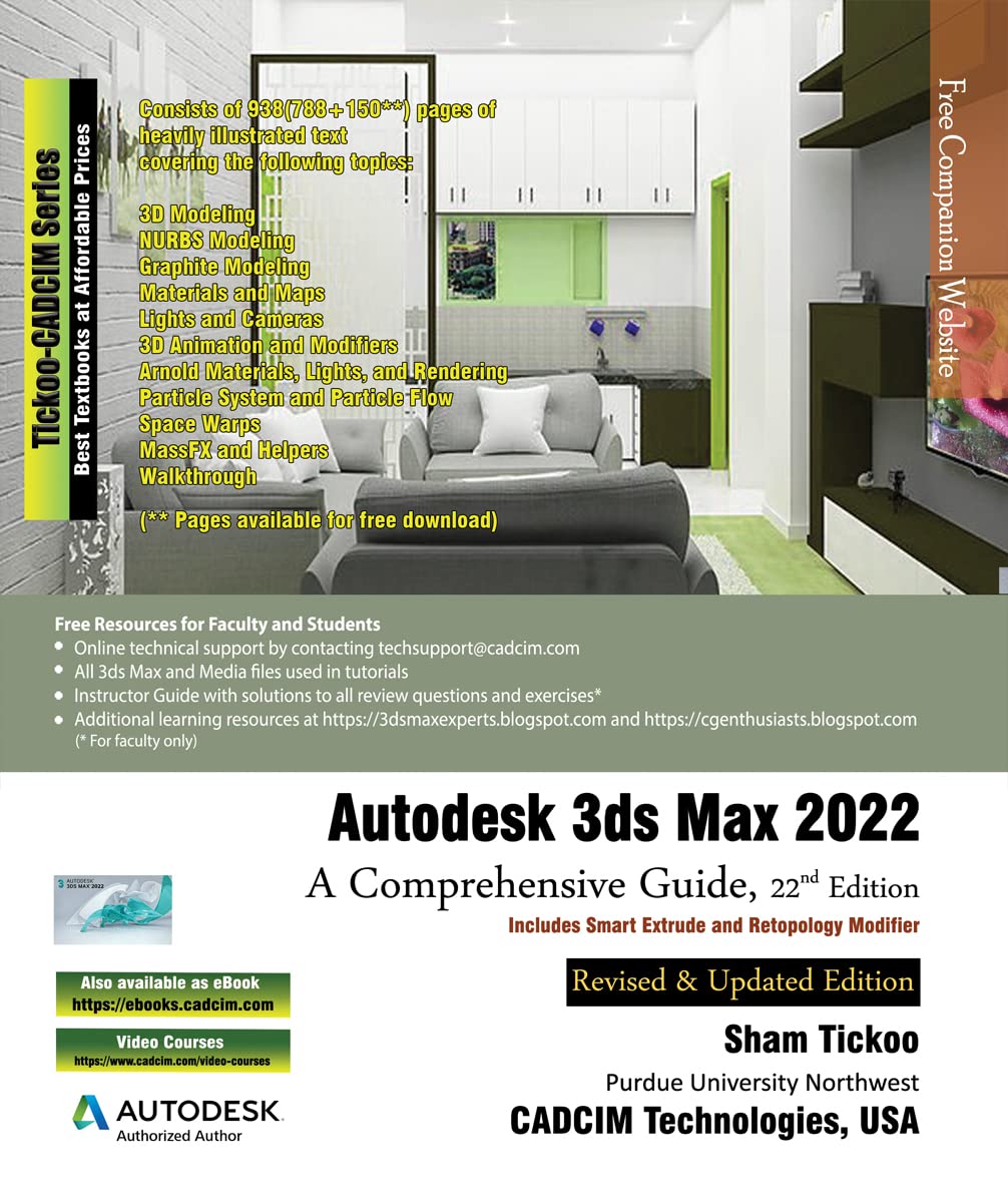 ler totalmente Autodesk 3ds Max 2022: A Comprehensive Guide, 22nd Edition (English Edition)