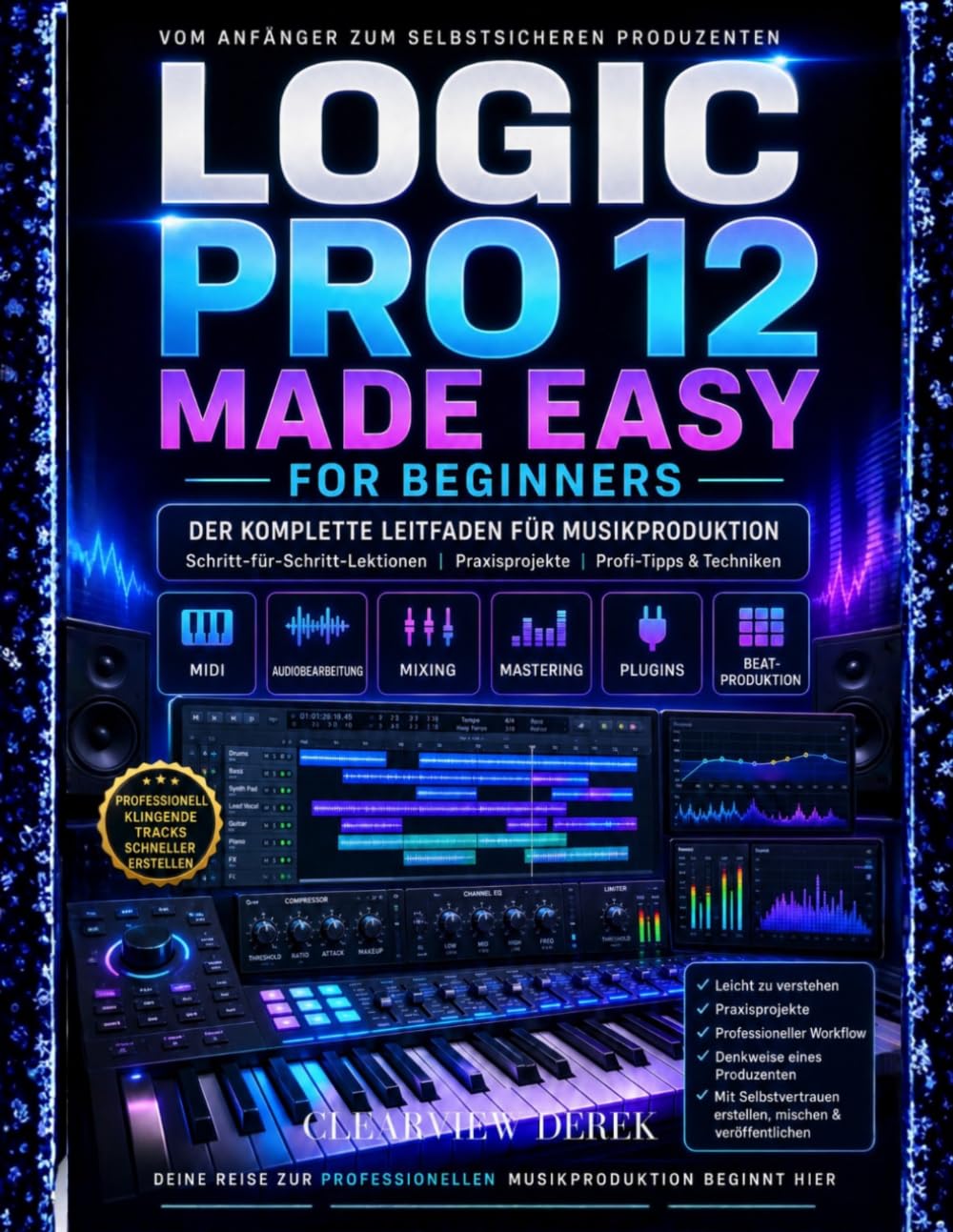 capítulo por capítulo baixar Logic Pro 12 - Leicht Gemacht Für Anfänger: Vollständiger Leitfaden zur Musikproduktions-Meisterschaft mit Schritt-für-Schritt-Lektionen zu MIDI,... Erstellen von souveränen, hochwertigen Tracks