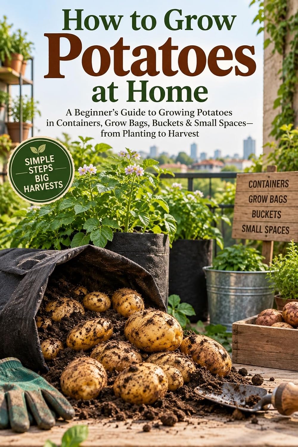 ler totalmente How to Grow Potatoes at Home: A Beginner’s Guide to Growing Potatoes in Containers, Grow Bags, Buckets & Small Spaces—from Planting to Harvest (English Edition)