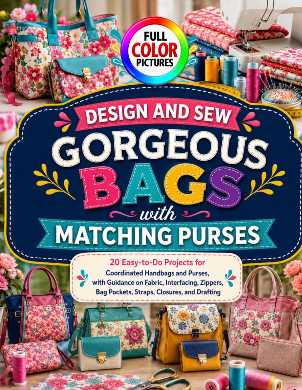 ler totalmente Design and Sew Gorgeous Bags with Matching Purses: 20 Easy-to-Do Projects for Coordinated Handbags and Purses, with Guidance on Fabric, Interfacing,... Bag Pockets, Straps, Closures, and Drafting
