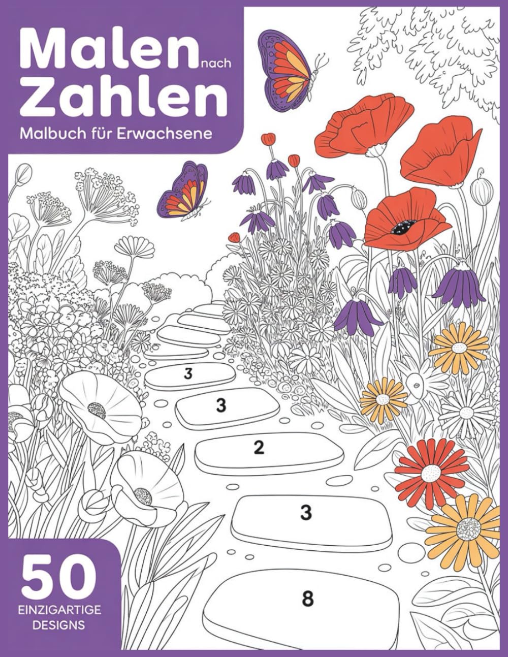 ler totalmente Malen nach Zahlen Malbuch für Erwachsene: Entspanntes Malen nach Zahlen für Erwachsene – mit wunderschönen Tier-, Blumen- und Naturmotiven.