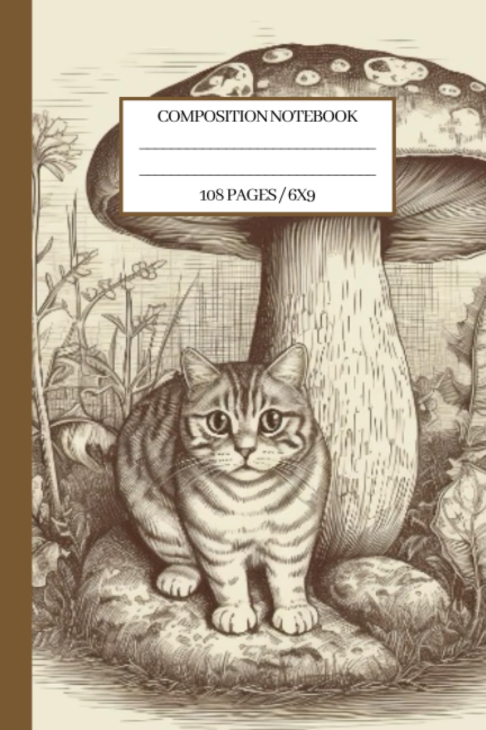 capítulo por capítulo baixar Composition Notebook: Mushroom and Cat Vintage, Botanical Illustration | Floral Aesthetic Journal For Girls, Teens, Women. Journal with 108 Lined Pages