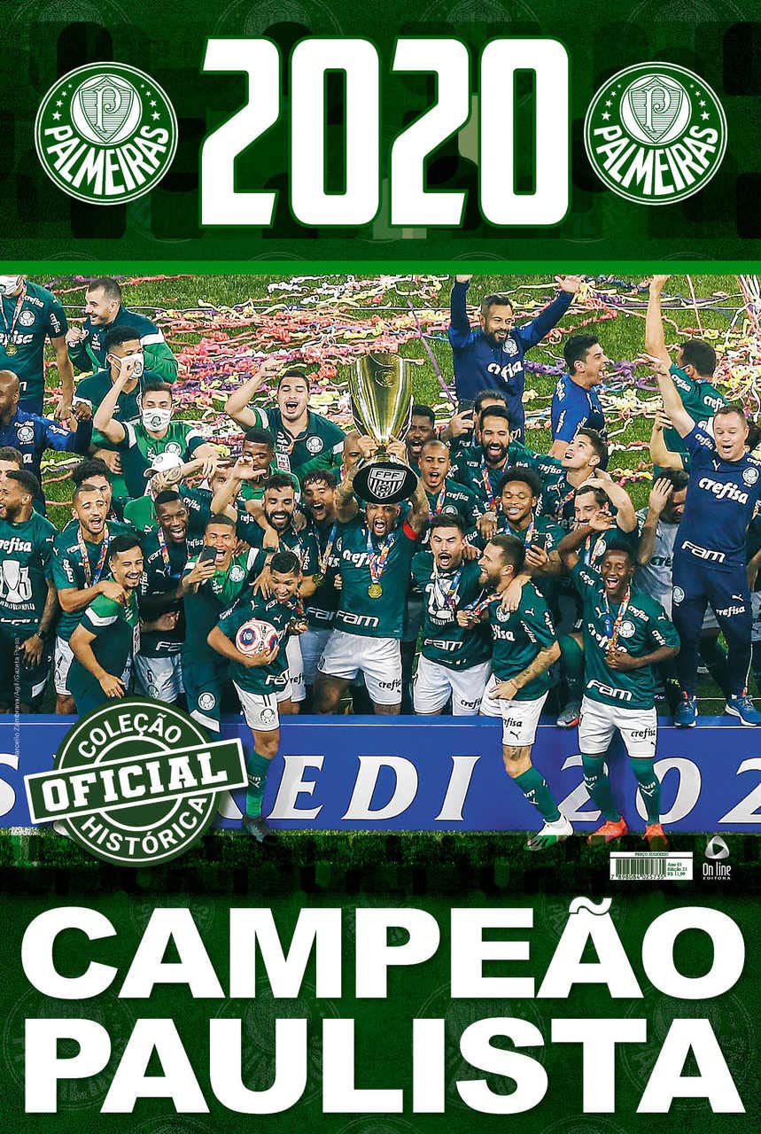 ler totalmente Coleção Oficial Histórica Palmeiras Edição 23 - Pôster Paulista 2020