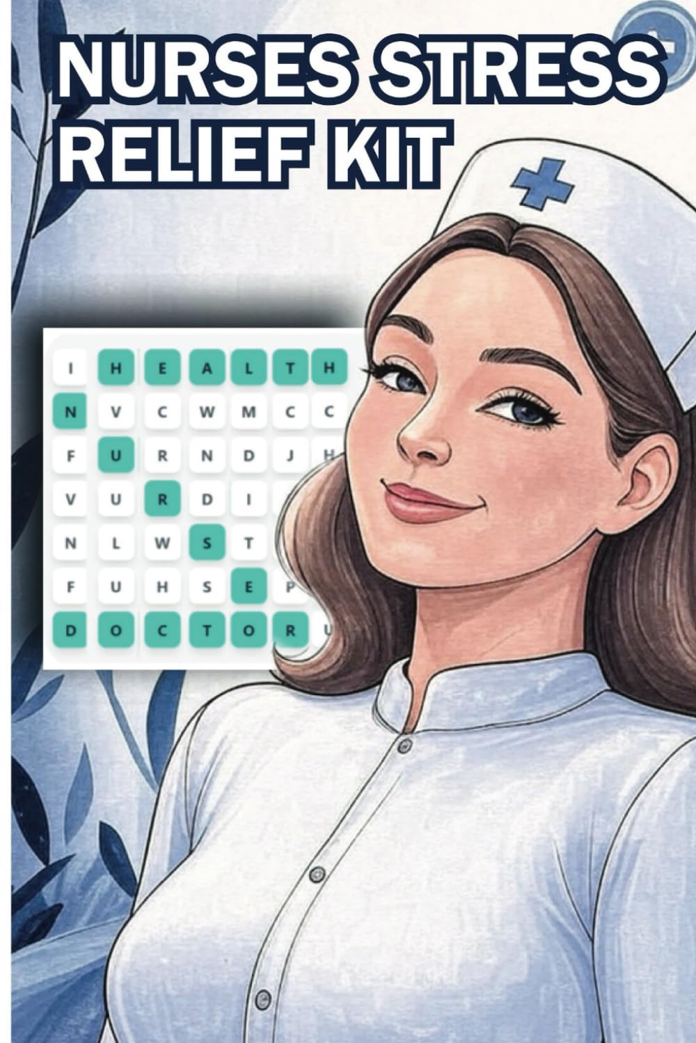 Nurses Stress Relief Kit 100 Medical Word Searches for Healthcare Heroes