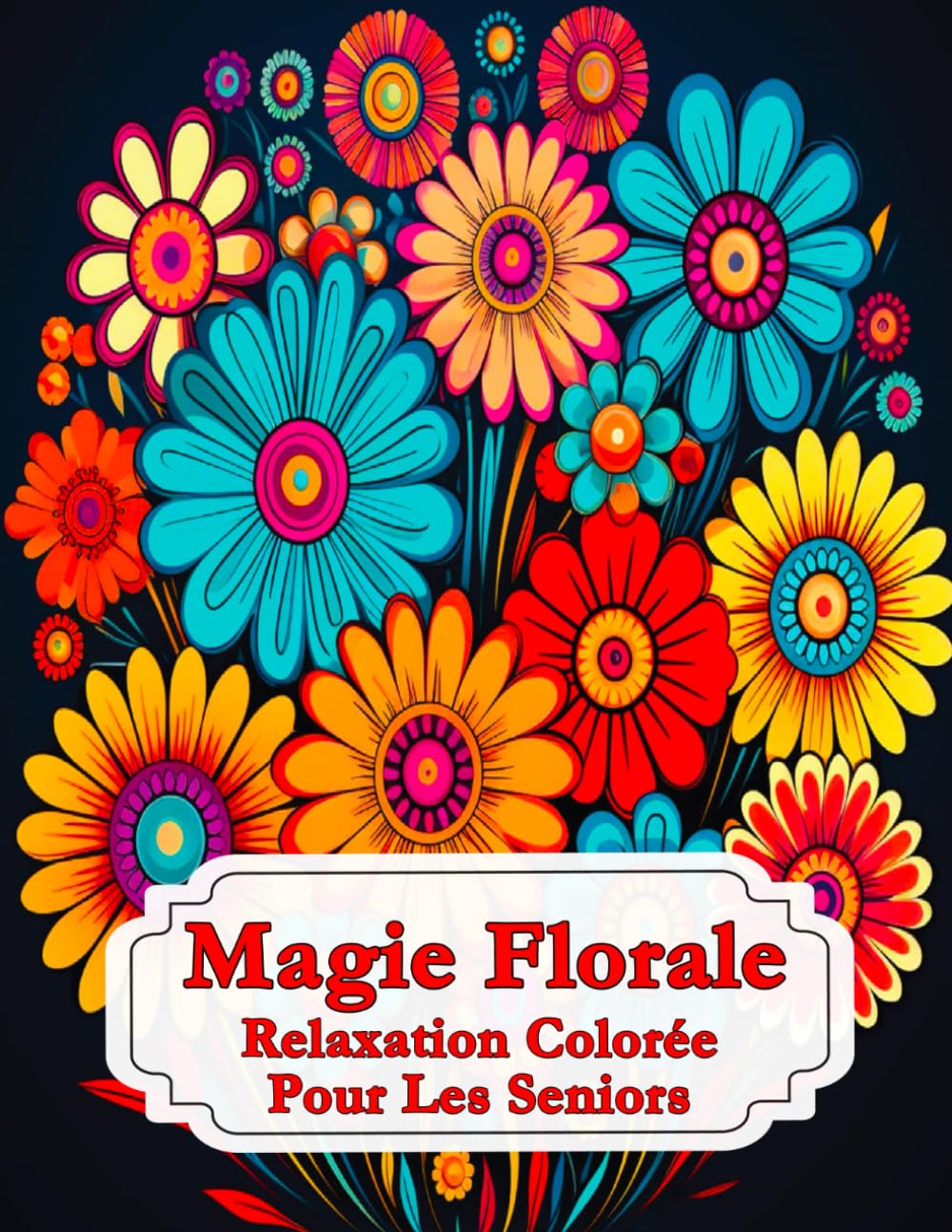 Magie Florale Relaxation Colorée pour les Seniors: Un livre de coloriage avec de superbes motifs floraux (art-thérapie pour soulager le stress). (French Edition) baixar livro de graça