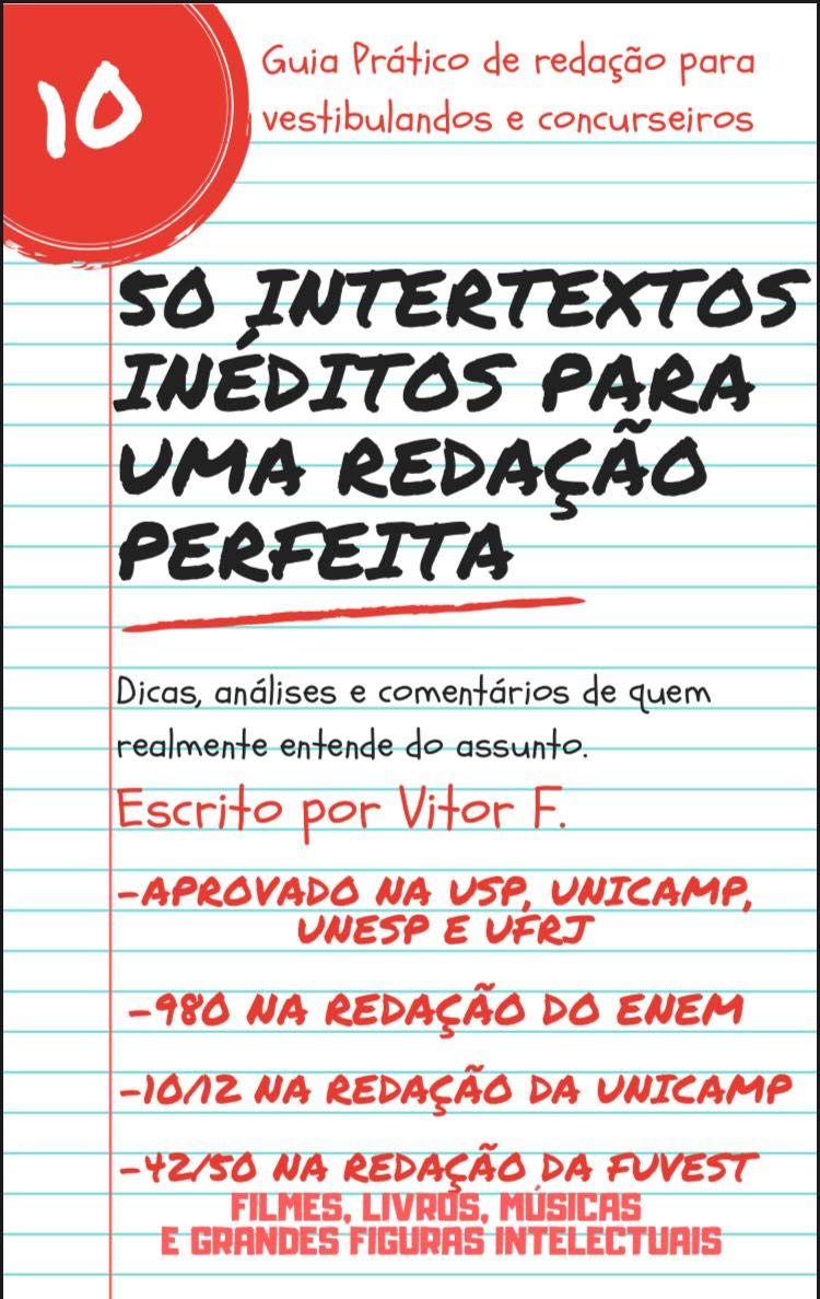 ler totalmente 50 Intertextos Inéditos Para Sua Redação Perfeita