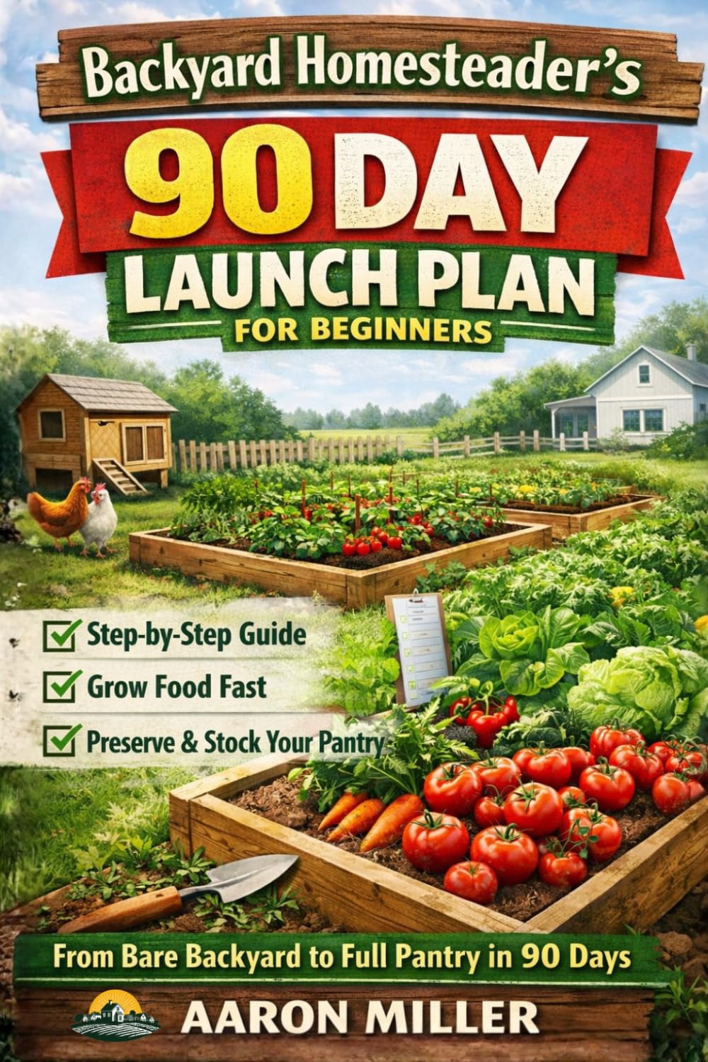 Backyard Homesteader's 90 Day Launch Plan for Beginners: From Bare Backyard to Full Pantry in 90 Days (Backyard Homesteader's Series with Aaron Miller) baixar livro de graça