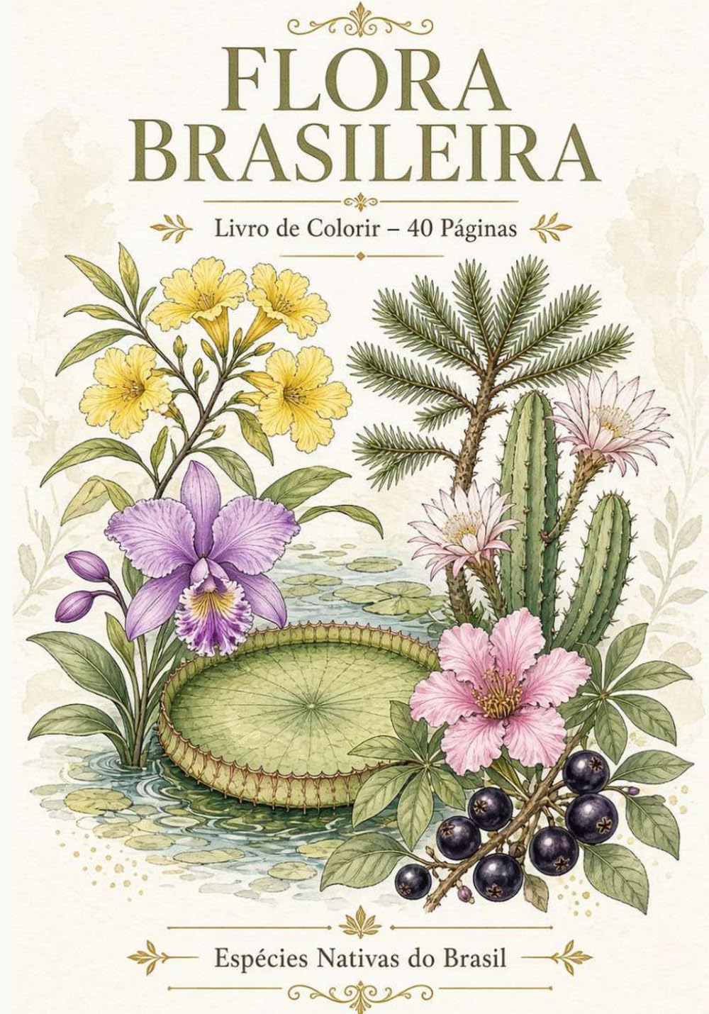 capítulo por capítulo baixar LIVRO DE COLORIR: FLORA BRASILEIRA (Portuguese Edition)
